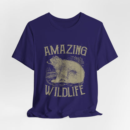 Amazing Wildlife Bear T-Shirt Vintage Outdoors