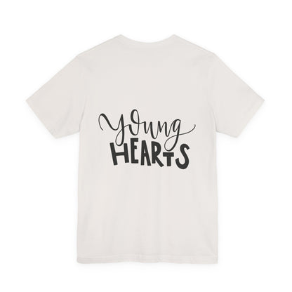 Young Hearts T-Shirt Hand Lettered Script Tee