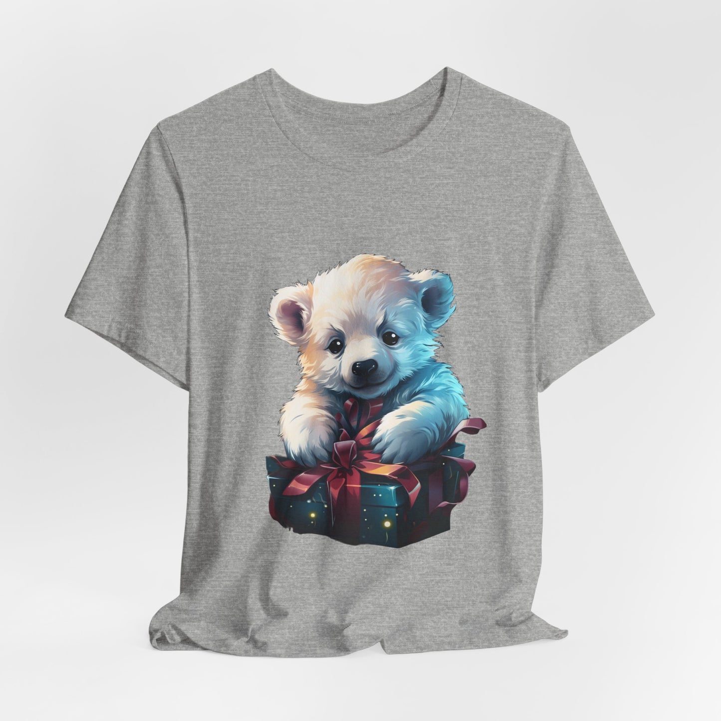 Cute Polar Bear Christmas T-Shirt Gift Tee
