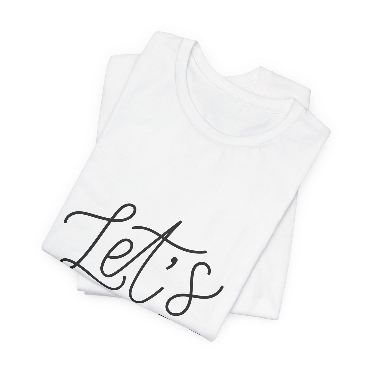 Let's Play Kids T-Shirt Fun Hand Lettered Tee