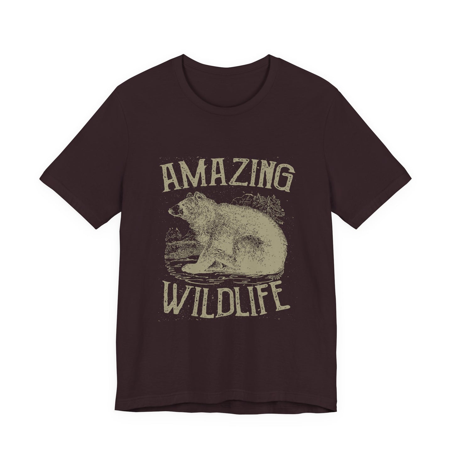 Amazing Wildlife Bear T-Shirt Vintage Outdoors