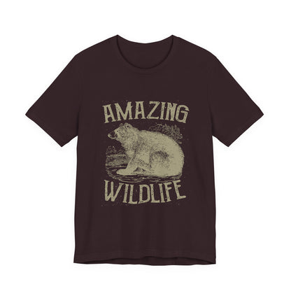 Amazing Wildlife Bear T-Shirt Vintage Outdoors