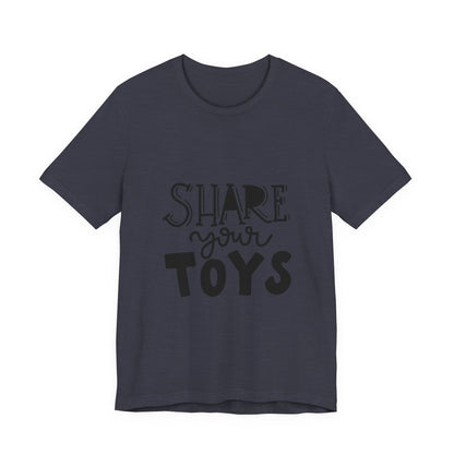 Share Your Toys T-Shirt Kids Lettering Tee