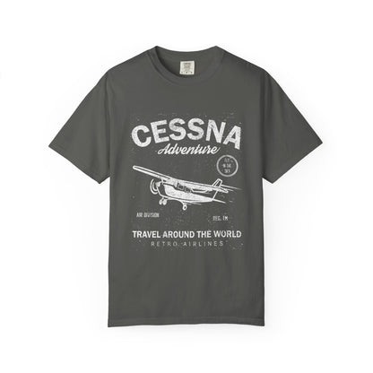 Distressed Aviation Tee for Pilots and Plane Lovers