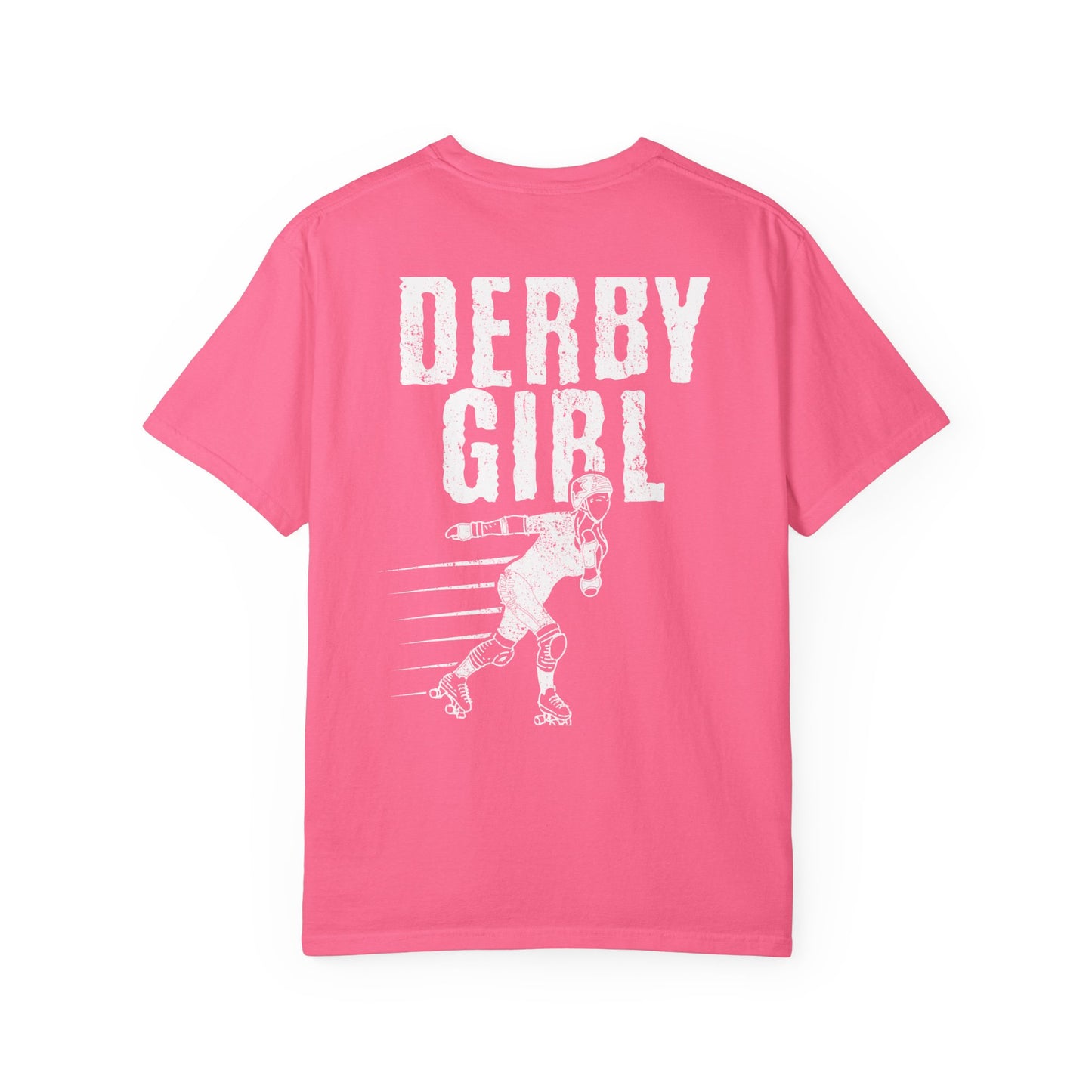 Roller Derby Girl Garment-Dyed Tee | Skater