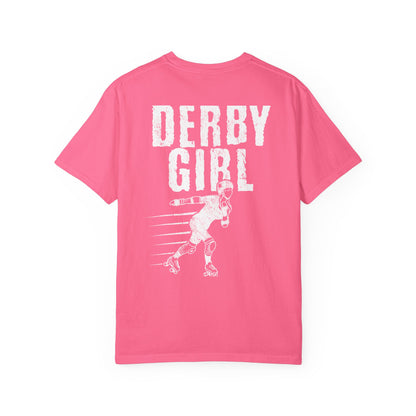 Roller Derby Girl Garment-Dyed Tee | Skater