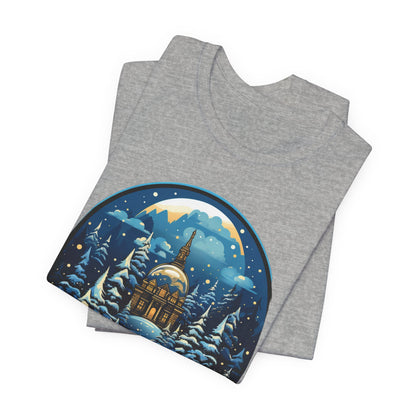 Snow Globe Christmas T-Shirt Winter Village Tee