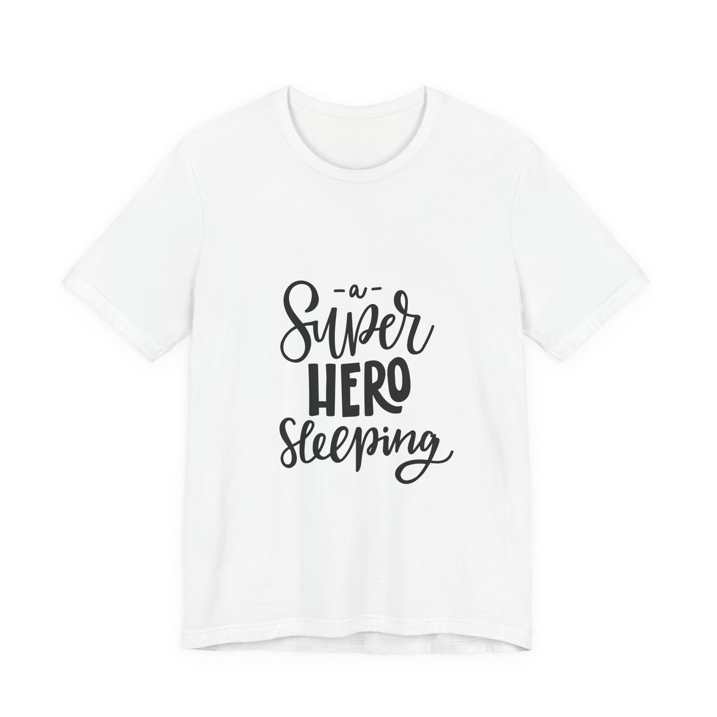 A Super Hero Sleeping Kids T-Shirt