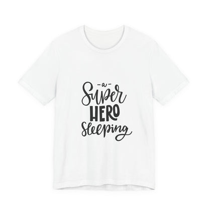 A Super Hero Sleeping Kids T-Shirt