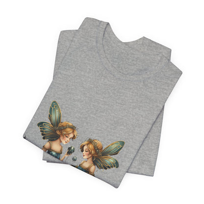 Fairy T-Shirt Magical Christmas Twin Fairies Tee