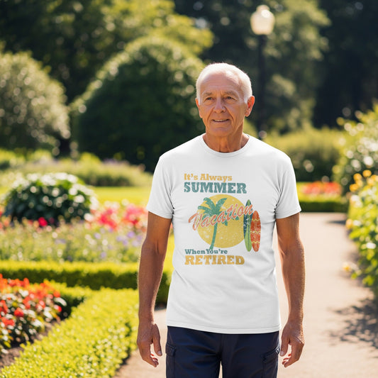 Retirement T-Shirt It's Always Summer Vacation lifestyle photo