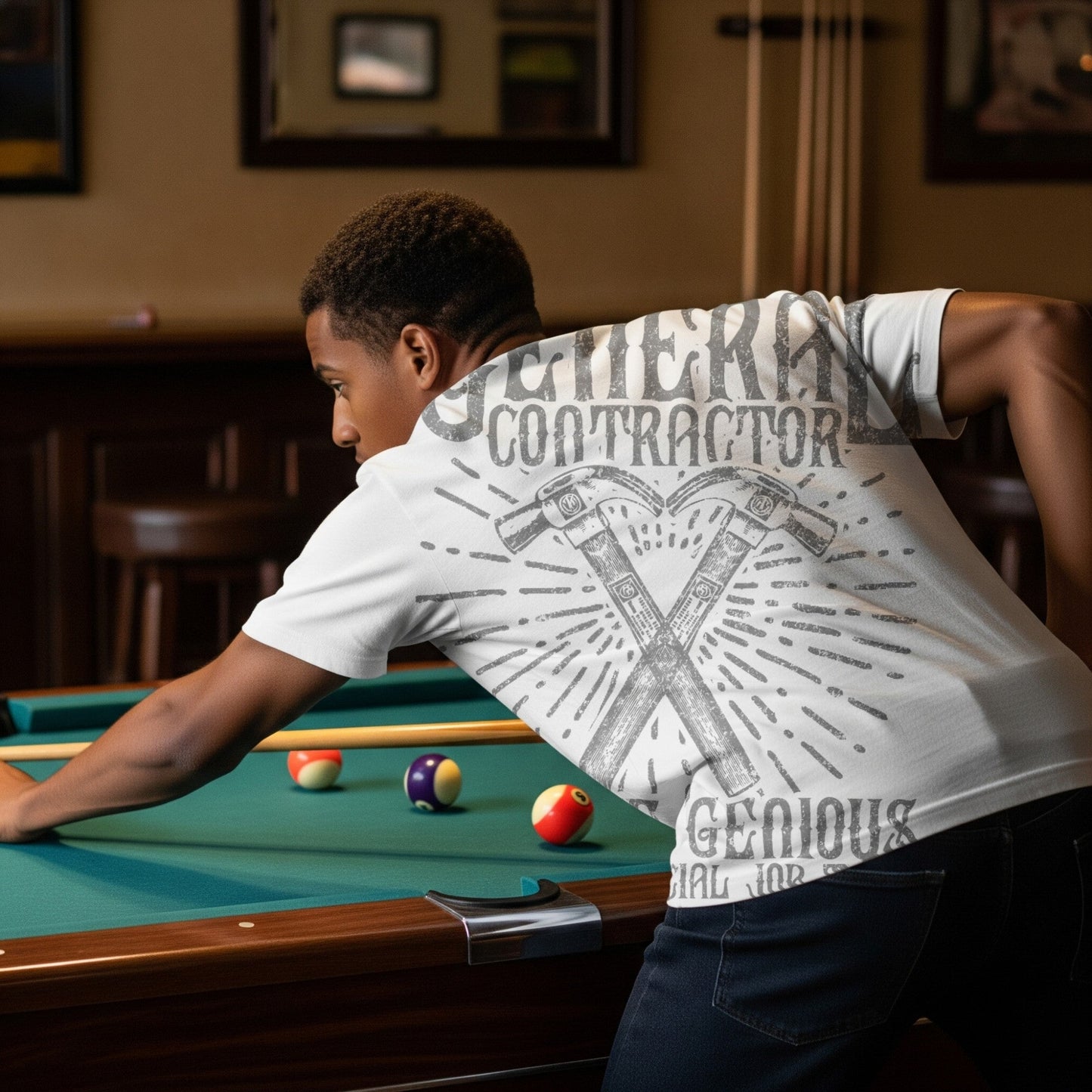 General Contractor Funny T-Shirt Genius Gift lifestyle photo