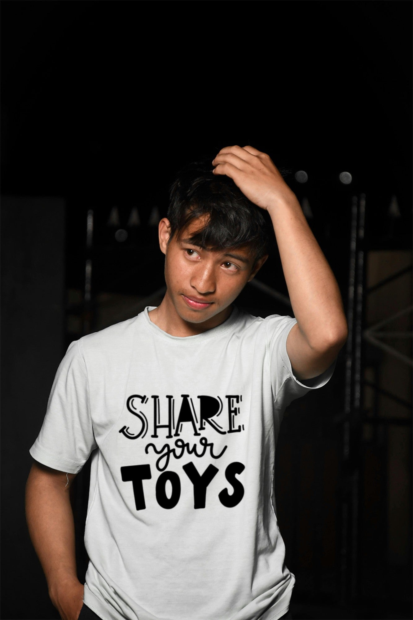 Share Your Toys T-Shirt Kids Lettering Tee lifestyle photo