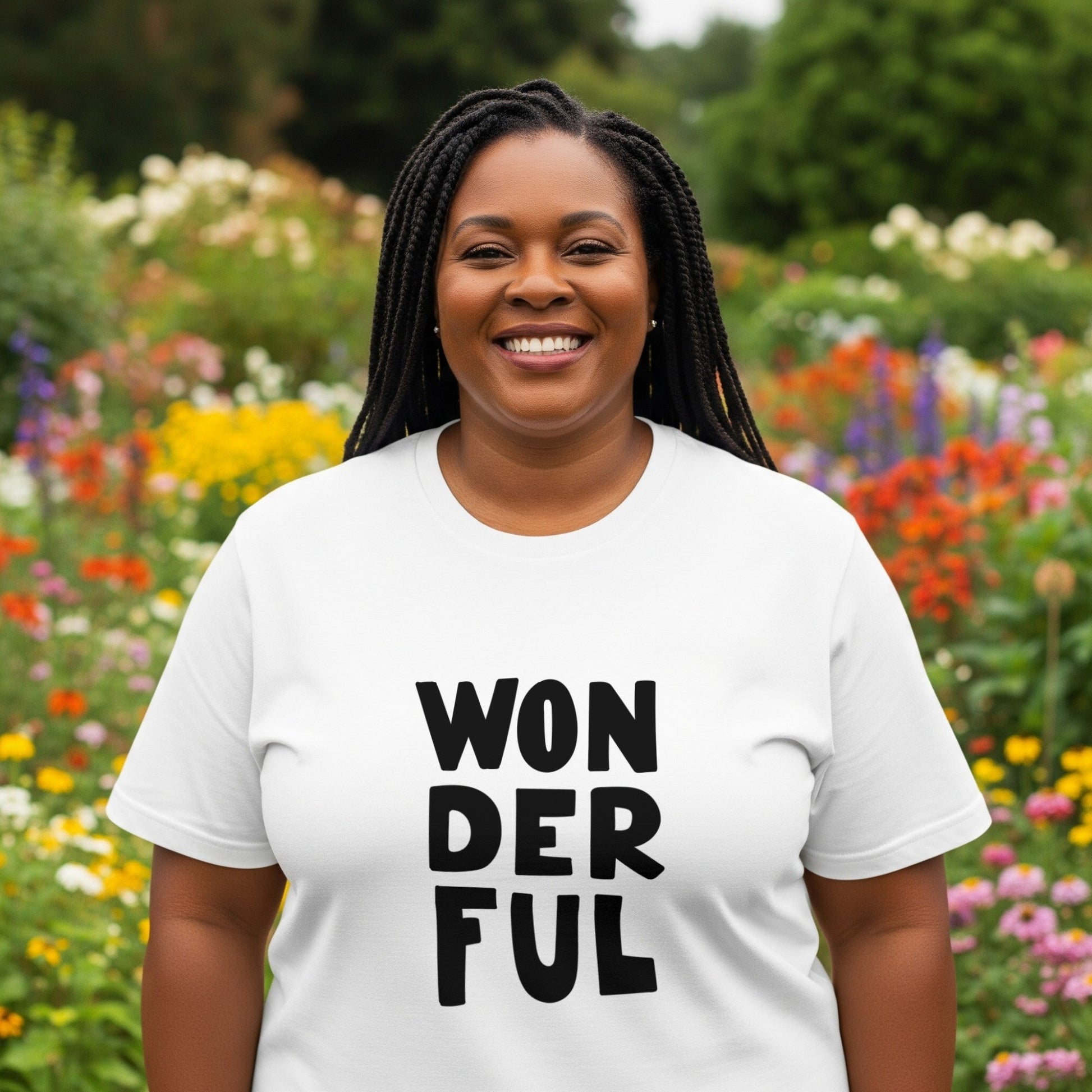 Wonderful T-Shirt Bold Typography Tee lifestyle photo