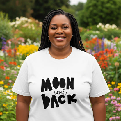 Moon and Back T-Shirt Love Quote Family Tee lifestyle photo